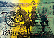 1863 cover print for a porfolio of prints about the American Civil War by Dana Smith