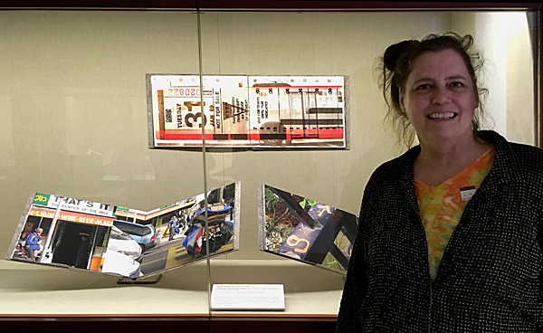 Dana at her table at Codex 2011